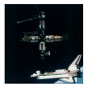 Space Shuttle Atlantis with MIR posters by Digital Space Shuttle Atlantis with MIR posters
