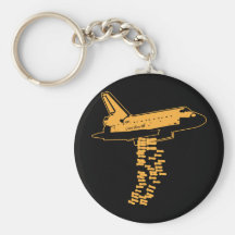 Space Shuttle Bomber Keychain