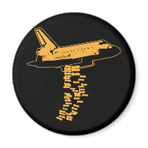 Space Shuttle Bomber Magnet