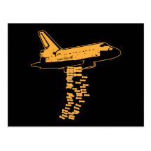 Space Shuttle Bomber Postcard