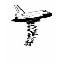 Space Shuttle Bomber T-Shirt by strk3 Space Shuttle Bomber T-Shirt