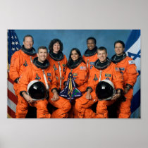 Space Shuttle Columbia Crew Portrait (STS-107) Posters