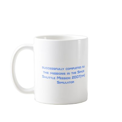 Space Shuttle Commander, Mug by Propellerhead