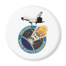 Space Shuttle Commemorative Final Flight Refrigerator Magnet