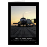 Space Shuttle Discovery as it rests at Edwards Air Greeting Card