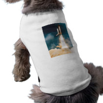 Space Shuttle Discovery Blast Off Dog Shirt