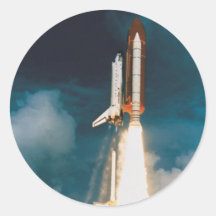 Space Shuttle Discovery Blast Off Stickers