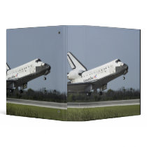 Space shuttle Discovery lands on Runway 33 2 3 Ring Binders