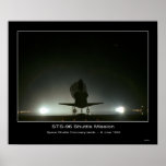 Space Shuttle Discovery lands posters