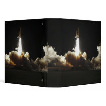 Space shuttle Discovery lifts off Vinyl Binder