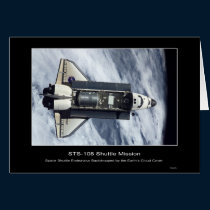Space Shuttle Endeavour Above Eart... - Customized cards by Space_Exploration Space Shuttle Endeavour Above Eart... - Customized cards