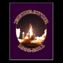 Space Shuttle Endeavour Final Launch postcards