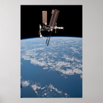 Space Shuttle Endeavour & ISS Print