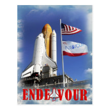 Space Shuttle Endeavour, Kennedy Space Center Post Card