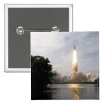 Space Shuttle Endeavour lifts off 4 Pinback Button