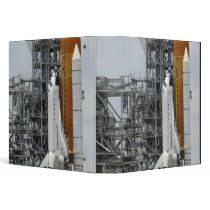 Space Shuttle Endeavour on the launch pad 2 Vinyl Binders