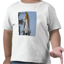 Space Shuttle Endeavour sits ready T-shirt