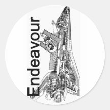 Space Shuttle Endeavour Sticker