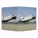 Space Shuttle Endeavour's main landing gear binders