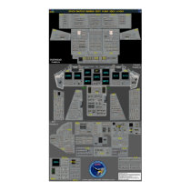 Space Shuttle Flight Deck Poster posters by Propellerhead Space Shuttle Flight Deck Poster posters