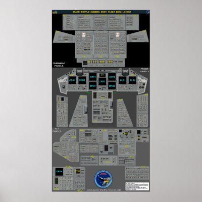 space shuttle cockpit pictures. Space Shuttle Flight Deck