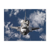 Space Shuttle in Orbiting Earth Post Cards