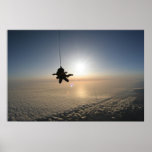 Space Shuttle Launch - Skydiver's View Posters
