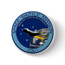 Space Shuttle Mission Button #1 by Propellerhead Space Shuttle Mission Button #1