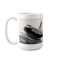 space shuttle piggy-back mug