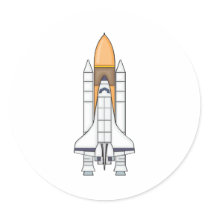 Space Shuttle stickers by cartshirt Space Shuttle stickers