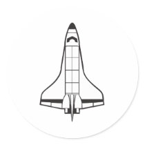 Space Shuttle stickers by cartshirt Space Shuttle stickers