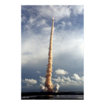 Space Shuttle STS-106 in flight posters