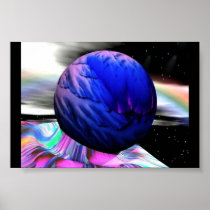 Space Snowball Poster
