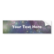Space, stars, galaxies and nebulas bumper sticker