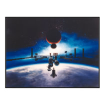 Raumstations-Freiheits-Plakat poster by Deep_Space Raumstations-Freiheits-Plakat poster