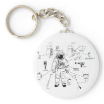 space suit keychain