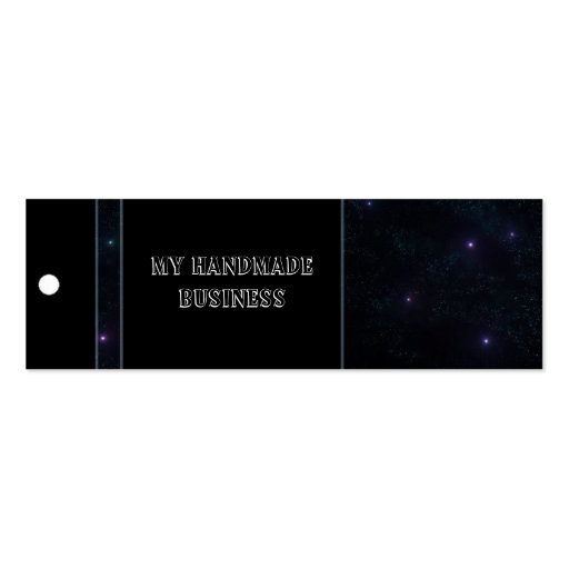 Space Tag Business Card Templates (front side)