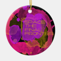 Space the Final Frontier Christmas Tree Ornaments