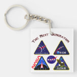 Space: The Next Generation Square Acrylic Keychains