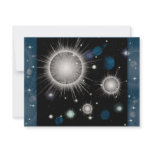 Space theme birthday custom announcements