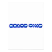 Space time gadget postcard