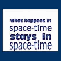 Space-time postcards