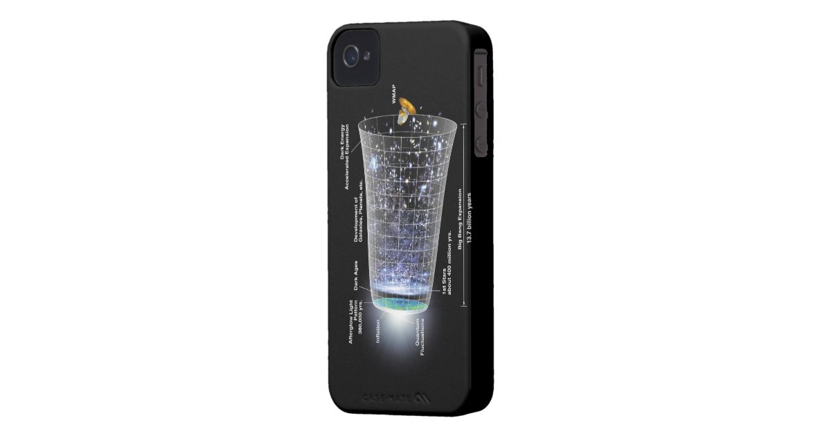 Space timeline big bang explosion iPhone 4 CaseMate case Zazzle