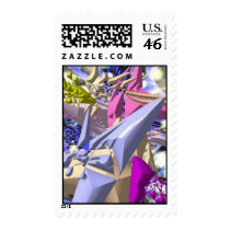 Space Traffic 101 postage by lester_palocsay Space Traffic 101 postage