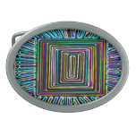 Space Travel Art - Fly Invisible Button Belt Buckle