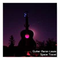 Space travel Back, Guitar Aaron LewisSpace Travel posters
