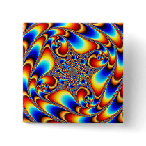 Space Travel - Fractal Button