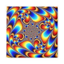Space Travel - Fractal Refrigerator Magnets