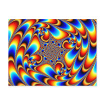 Space Travel - Fractal Post Card
