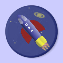 Space Traveler Magnet magnets